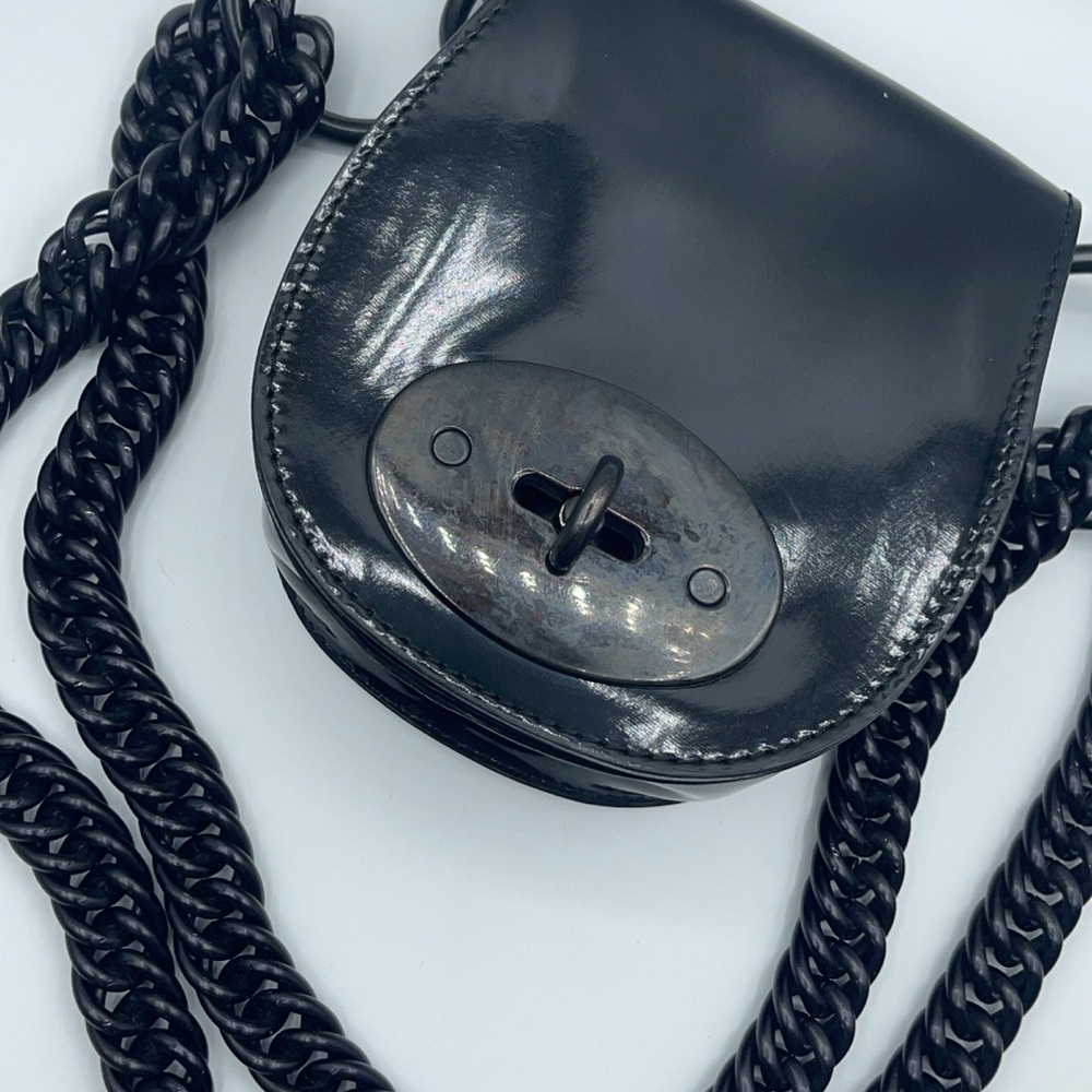 Acne patent chain Bag.